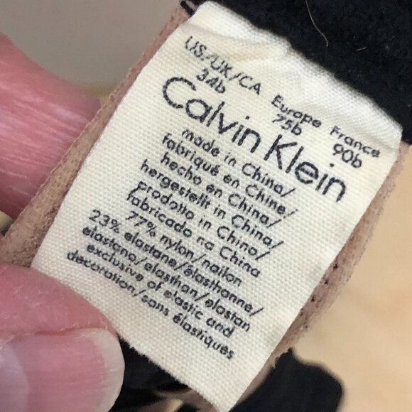 Calvin Klein Underwire Unlined Bra - 34B - Picture 2 of 7